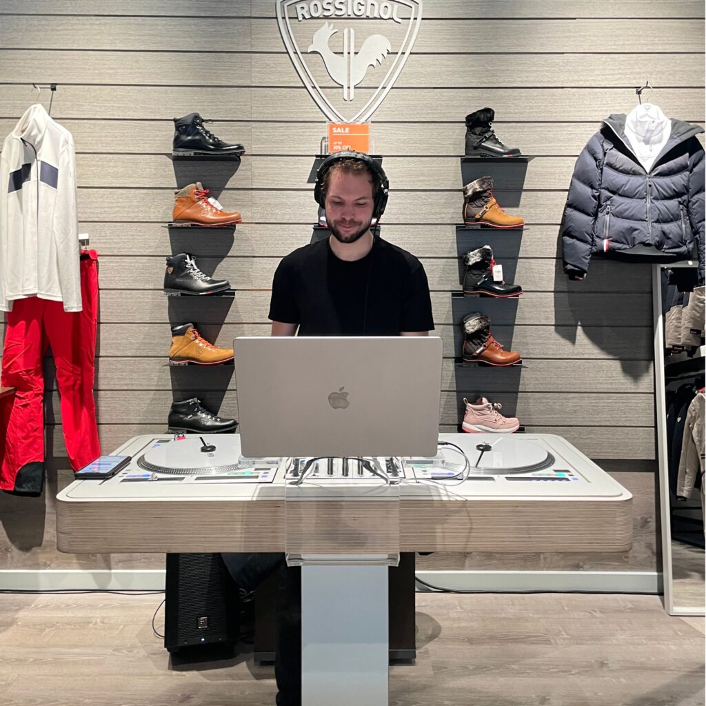 DJ Cam Reeve | Rossignol Store Utah Après  DJ gig