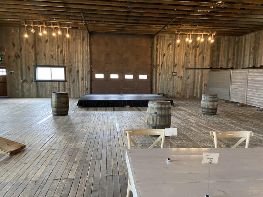 Staging for Corporate Event @ Blue Sky Lodge