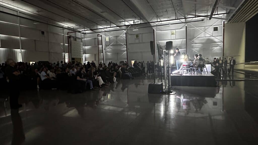 Stage for Jet's & Capital 