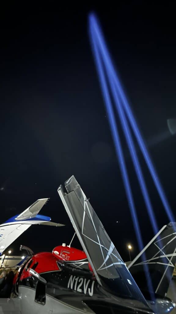 Lighting Beams at Jet & capital 