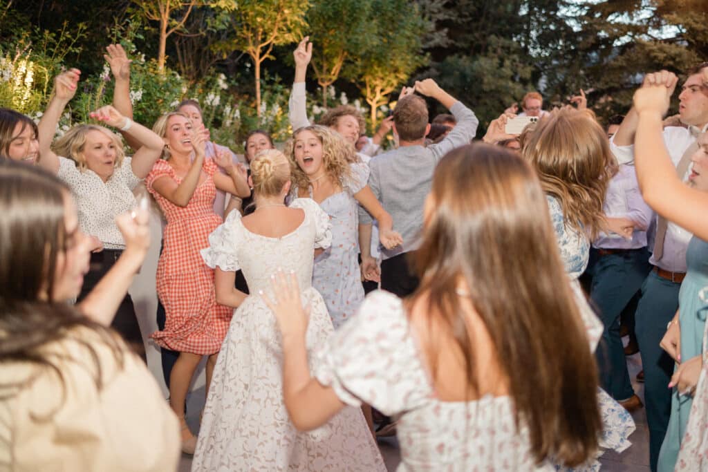 Wedding Reception at Twenty and Creek High energy dance floor at twenty and creek